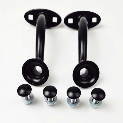 Rodas de acero para ratas de la calle Rodas de luces de frente negras o pulidas Montantes para montaje universal de automóviles Rendimiento superior