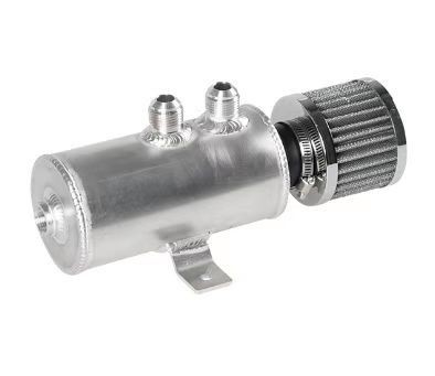 750 ml de aceite universal puede capturar el tanque de depósito de aluminio pulido W/ filtro respirador desconcertado AN10 para un rendimiento sin igual