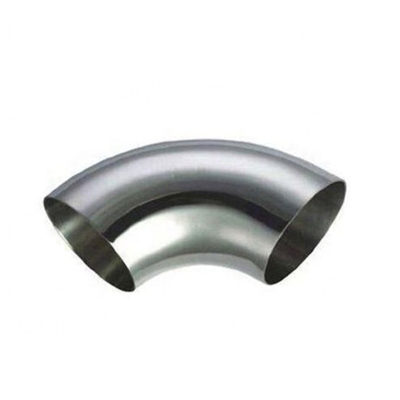 304 de acero inoxidable de grado 90 de soldadura curva de codo redonda con forma de acabado pulido de 1,5 mm de espesor de fundición