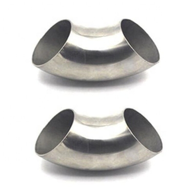 304 de acero inoxidable de grado 90 de soldadura curva de codo redonda con forma de acabado pulido de 1,5 mm de espesor de fundición