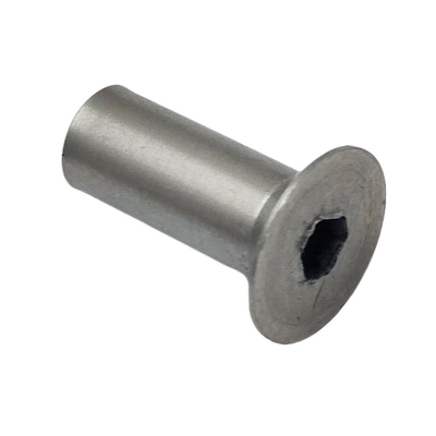 Pedal de la bicicleta deportiva universal M4 de acero inoxidable contrafundido Nut de manga con el propósito de reemplazar/reparar