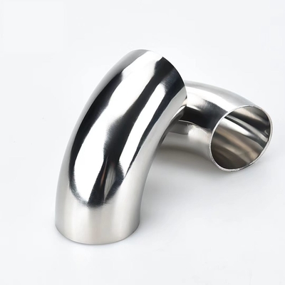 304 acero inoxidable redondo de 90 grados de soldadura de curvatura del codo para aplicaciones de alta temperatura en entornos industriales 76 mm OD