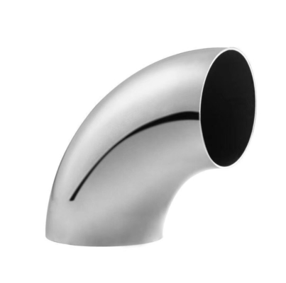 304 acero inoxidable redondo de 90 grados de soldadura de curvatura del codo para aplicaciones de alta temperatura en entornos industriales 76 mm OD