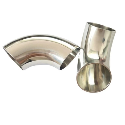 304 acero inoxidable redondo de 90 grados de soldadura de curvatura del codo para aplicaciones de alta temperatura en entornos industriales 76 mm OD