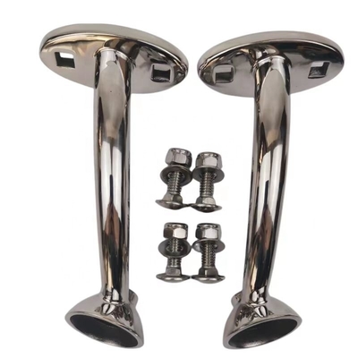 NO. Reemplazar/Reparar sus faros Highboy Hot Rod con acero inoxidable pulido montajes de ajuste universal