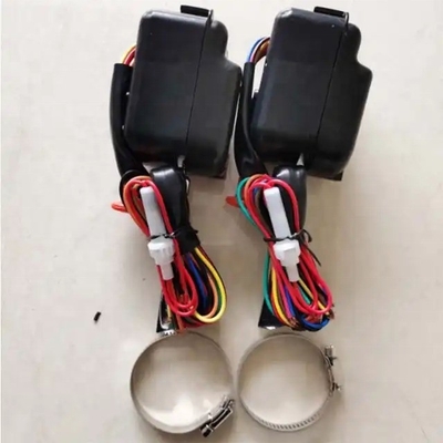 Interruptor de señal de giro de columna de cromo negro universal con perno de peligro y tamaño estándar OEM