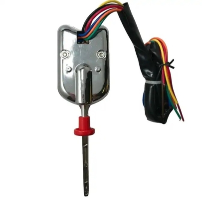 Interruptor de señal de giro de columna de cromo negro universal con perno de peligro y tamaño estándar OEM
