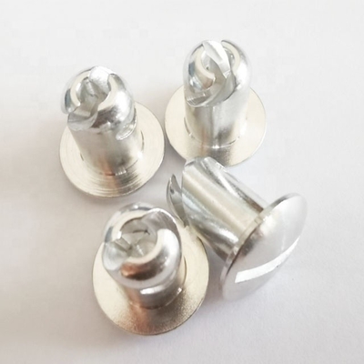 Aluminio de plata duradera universal 5/16&quot;.500&quot; 1/4 Vuelta rápida Dzus Dome Head Sprint Car para OE hecho a medida NO.