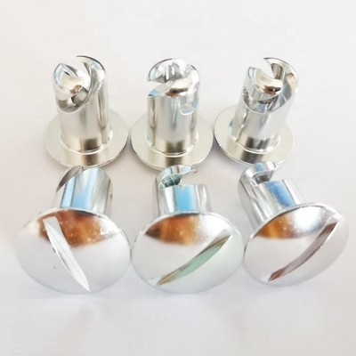 Aluminio de plata duradera universal 5/16&quot;.500&quot; 1/4 Vuelta rápida Dzus Dome Head Sprint Car para OE hecho a medida NO.