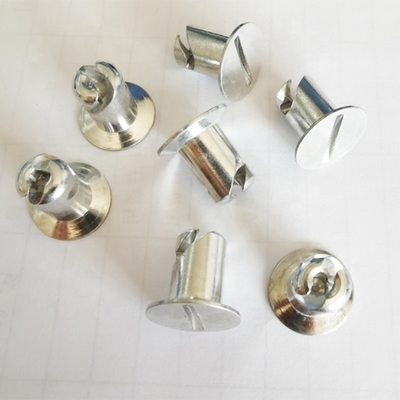 Aluminio de plata duradera universal 5/16&quot;.500&quot; 1/4 Vuelta rápida Dzus Dome Head Sprint Car para OE hecho a medida NO.