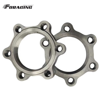 Experimenta un rendimiento inigualable de un coche de carreras con una tuerca de cerradura de titanio de plata 1-3/16&quot;-18