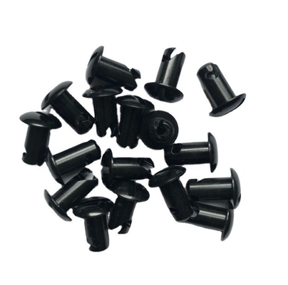 ALLOY Negro Sprint Car Dzus Fijaciones Qtr Gira Dzus Botón 5/16 x0.500 pulgadas para los entusiastas de las carreras