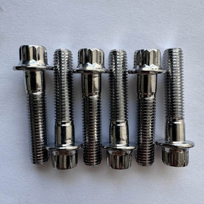 Actualice su automóvil con el estándar OE NO. Titanio universal 12 PT RS/ RX Kit de borde dividido M7 x 32 tornillos de perillas de perno y tuercas
