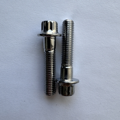 Actualice su automóvil con el estándar OE NO. Titanio universal 12 PT RS/ RX Kit de borde dividido M7 x 32 tornillos de perillas de perno y tuercas