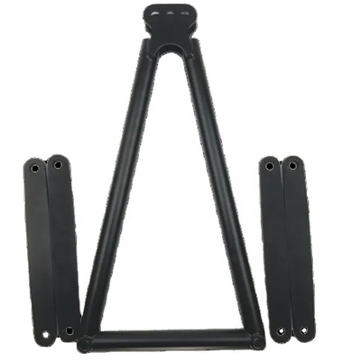 Negro 13 5/8 &quot;SPRINT CAR JACOBS ESCALERA con correas CROMOLY 4130 Posición delantera 1&quot; x 1/4&quot; x 7&quot; espesor de pared 0,065&quot; Aluminio
