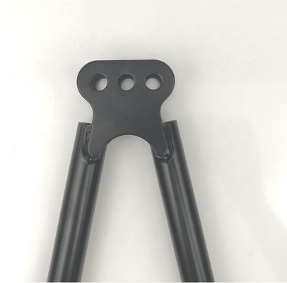 Negro 13 5/8 &quot;SPRINT CAR JACOBS ESCALERA con correas CROMOLY 4130 Posición delantera 1&quot; x 1/4&quot; x 7&quot; espesor de pared 0,065&quot; Aluminio