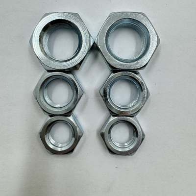 Tamaño estándar GB 1/2-20 Hex Jam Nut de acero inoxidable fina para el sistema de medida de pulgadas imperiales