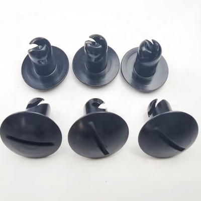 NO. de origen. Fabricado a medida negro de aluminio Dzus ranura de la cabeza del cuarto de giro sujetadores 7/16 &quot;x.500 para el año universal de montaje universal de automóviles