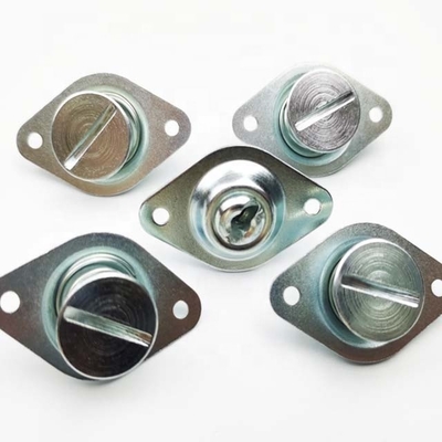 Fijación automática de acero universal hecha a medida 7/16 &quot;Plata de Dzus Fijaciones para autos de Sprint y enanos