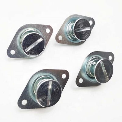 Fijación automática de acero universal hecha a medida 7/16 &quot;Plata de Dzus Fijaciones para autos de Sprint y enanos