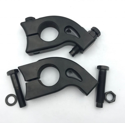 Titanio Gr5 Negro PVD Torsion Stop 1 3/4 &quot;Split 1-1/8&quot; Spline 7/16 Ajuste de tornillo para todos los hex Bilt 9/16&quot; en varias industrias