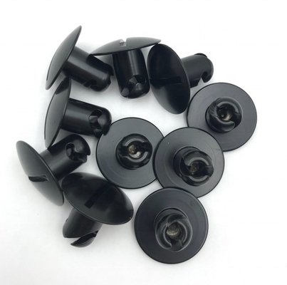 Universal Sprint Car Aluminio 1/4 Cuarta Vuelta Dzus Fijación 716&quot; X.500&quot; Gran Cabeza 1'' Cabeza de pulgada Negro Plata con 1