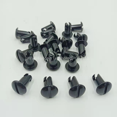 Accesorios universales para automóviles Cúpula de acero Cabeza Cuarto Botones de giro Dzus 5/16&quot;*0.5&quot; Negro con fácil instalación