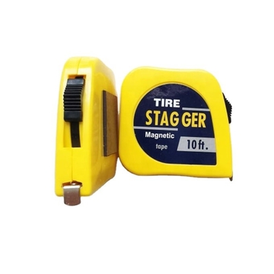 Universal de 10 pies x1/4&quot; de neumático de la cinta Stagger Medida para el rendimiento de carreras de velocidad de Sprintcar reemplazo / actualización / reparación