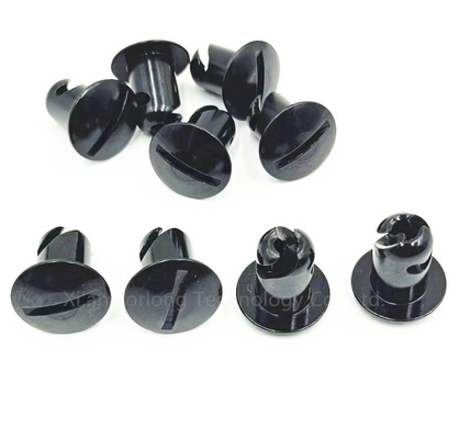 Universal Negro 7/16 &quot;x.550&quot; Aluminio Dzus Dúpulo Botones de la Cabeza La adición perfecta a su arsenal de fijación