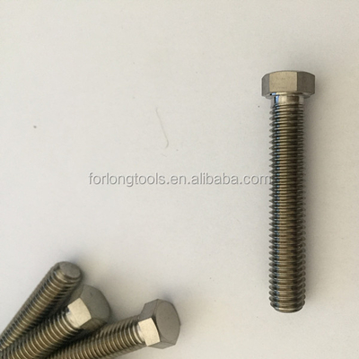 Rendimiento de resistencia acabado natural SPRINT CAR TITANIUM RADIUS ROD BOLT 1/2&quot;-20 x 1-3/8&quot; Cerrojos de cabeza hexagonal con estándar DIN