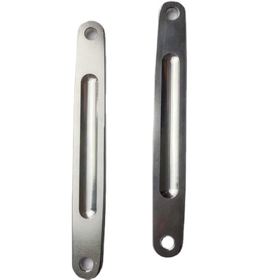 Universal 3/8&quot; agujero Dia plata y negro acabado de aluminio Jacobs Cintas de escalera de 5,0 mm de espesor para Sprint Car