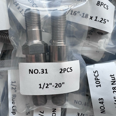 Kit de pernos para automóviles de Sprint Universal Chasis triple X con Q / C R / R S / P y Titanio completo de grado 8 Conjunto de pernos 29 piezas
