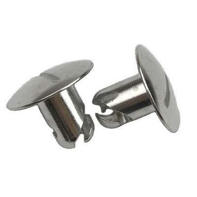 Mejorado 1&quot; Gran cabeza de plata de aluminio Sprint Car Quarter Turn Dzus estándar Compatible y propósito para reemplazar / reparación