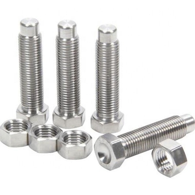 NO. estándar de OE Titanio GR5 Micro Sprint enano 3/8&quot;-16 1.8&quot; pernos largos con tecnología de recubrimiento de titanio natural