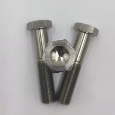 6AL-4V aleación de titanio acabado natural de cabeza hexadecimal perno 1/2 &quot;-20 x 4.5&quot; Construcción de trabajo pesado Componente esencial