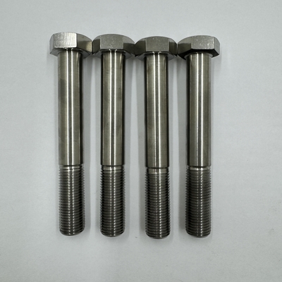 6AL-4V aleación de titanio acabado natural de cabeza hexadecimal perno 1/2 &quot;-20 x 4.5&quot; Construcción de trabajo pesado Componente esencial