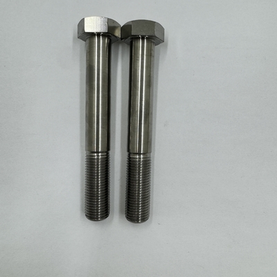 6AL-4V aleación de titanio acabado natural de cabeza hexadecimal perno 1/2 &quot;-20 x 4.5&quot; Construcción de trabajo pesado Componente esencial