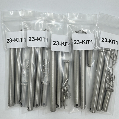 Kit de pines de titanio de grado GR5 estándar DIN para escalera Jacobs 3/8 x 3.71 y 1/2 x 1.3 Clips incluidos
