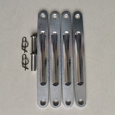 Accesorios para automóviles universales personalizados 13 5/8 &quot;Sprint Car Titanio Jacobs Escaleras 3 agujeros Cintas y kit de pines para ajuste universal