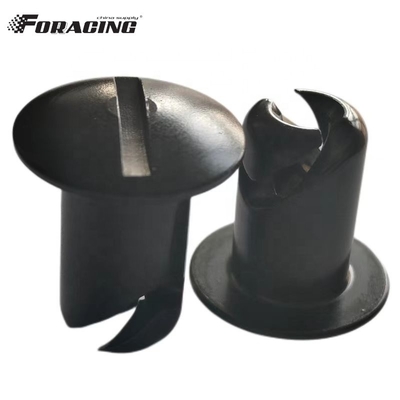 OE NO. Customizado de aluminio Cuarta vuelta Dzus Dúpulo botones de cabeza Negro 5/16 &quot;x.550&quot; para el aumento del rendimiento universal