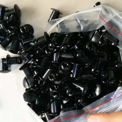 OE NO. Customizado de aluminio Cuarta vuelta Dzus Dúpulo botones de cabeza Negro 5/16 &quot;x.550&quot; para el aumento del rendimiento universal