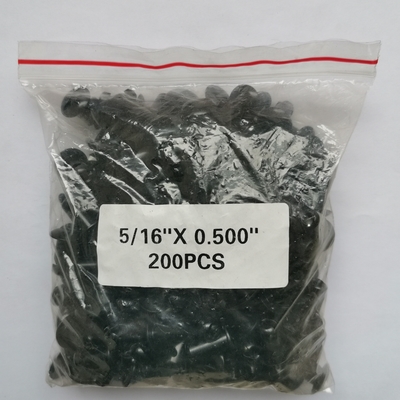 Aluminio negro universal 5/16 &quot; * 0,500&quot; Quarter Turn rápido Dzus Fijaciones con botones de cabeza de cúpula suave/estribos y agarre duradero
