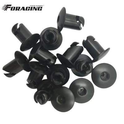 Universal 7/16 &quot;Aluminio Dzus Botón Cúpula Allen Cabeza Cuarto Girar Fijaciones.500 Negro Remplazo / reparación rápida y fácil