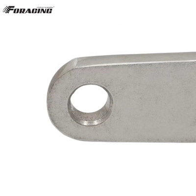 Cinturón de escalera de aluminio natural de 7 pulgadas con diseño personalizable y ajuste universal