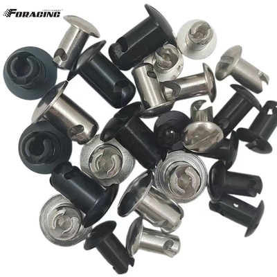 Accesorios universales 7/16 pulgadas agarre.600 Dzus botón de aluminio para autos de velocidad