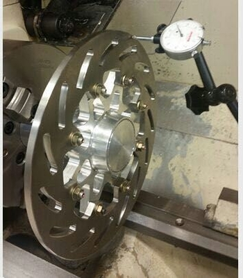 250MM Disco del rotor del freno trasero para KX 125 250 KX F 250 KLX R 450 Reemplazo de piezas de motocicleta Material de titanio y duradero