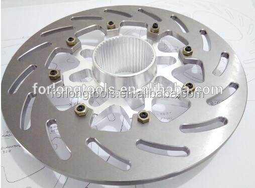 250MM Disco del rotor del freno trasero para KX 125 250 KX F 250 KLX R 450 Reemplazo de piezas de motocicleta Material de titanio y duradero