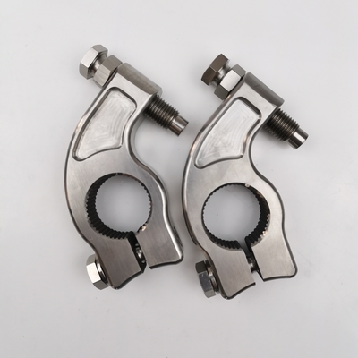 1 3/4 &quot;Split Titanio Sprint Car Torsion Stop Universal Fit con 1 1/8&quot; pinza de línea y perno de ajuste incluido