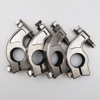 1 3/4 &quot;Split Titanio Sprint Car Torsion Stop Universal Fit con 1 1/8&quot; pinza de línea y perno de ajuste incluido