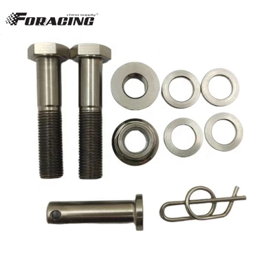 No 13-3/8&quot; Chromoly Jacobs Kit de escalera 1 agujero Negro con correa de escalera y pin Universal